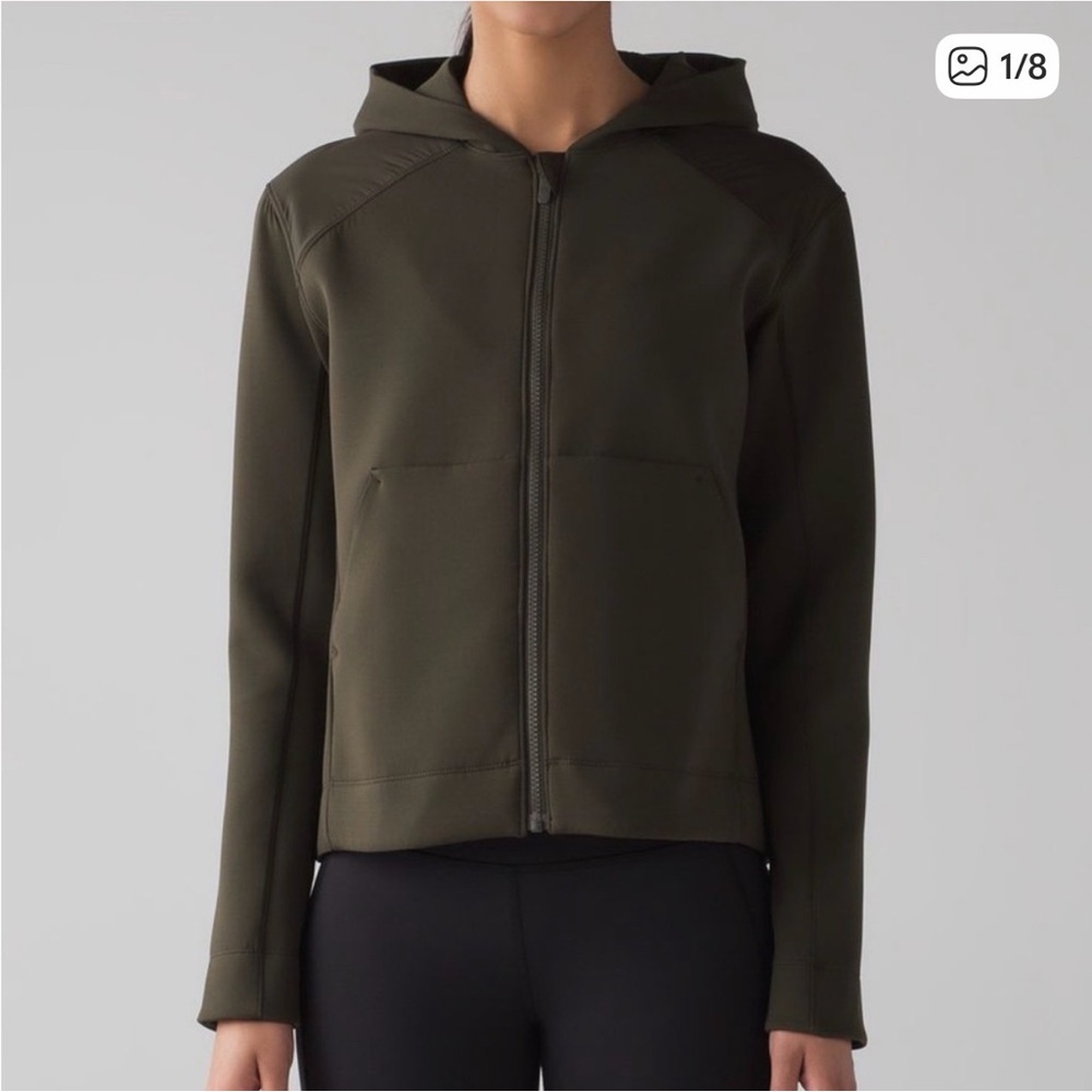 Lululemon Re-Form Olive Green Jacket